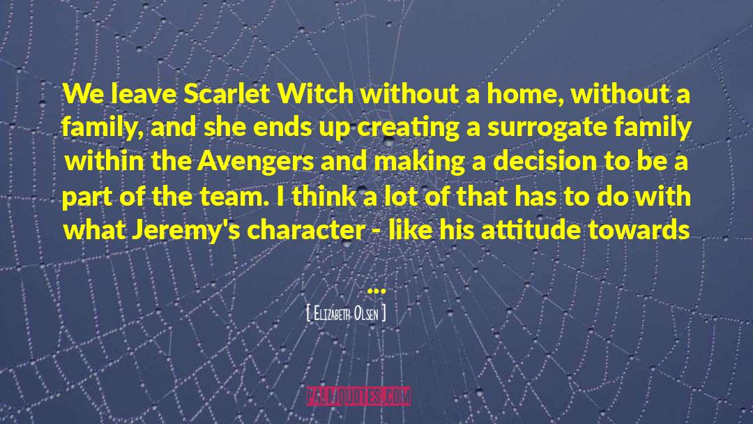 Scarlet Witch quotes by Elizabeth Olsen