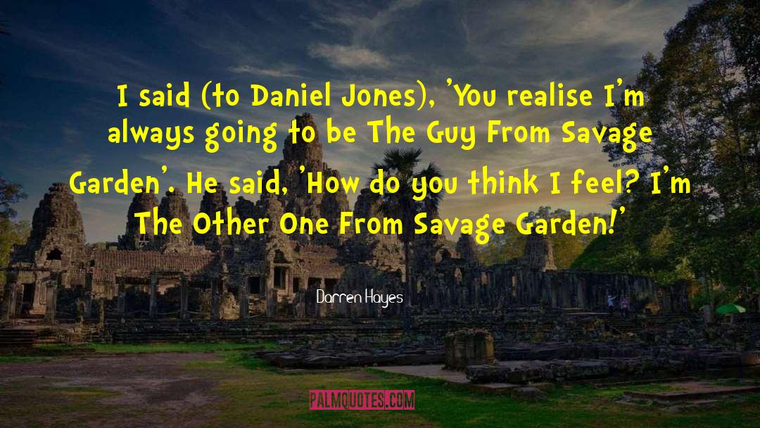Scarlett Jones quotes by Darren Hayes