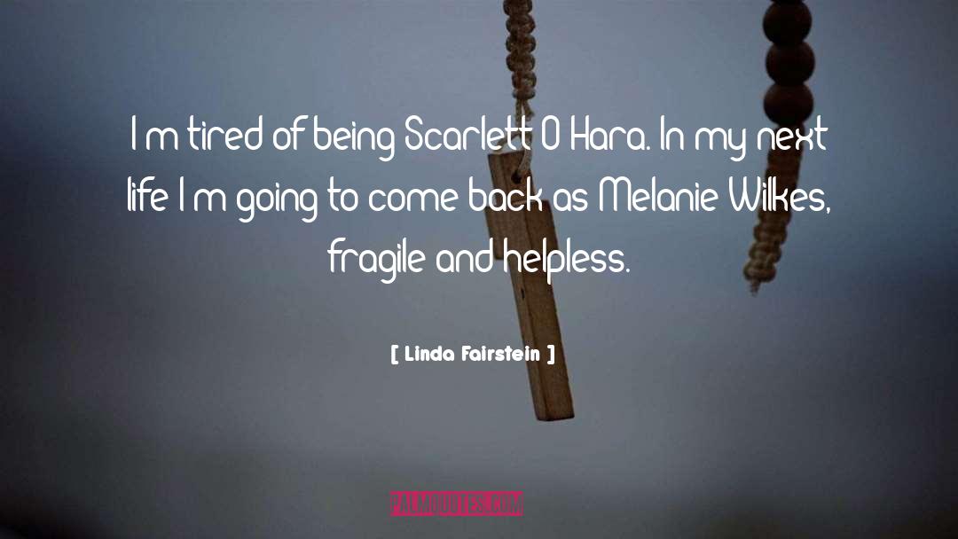 Scarlett O Hara quotes by Linda Fairstein
