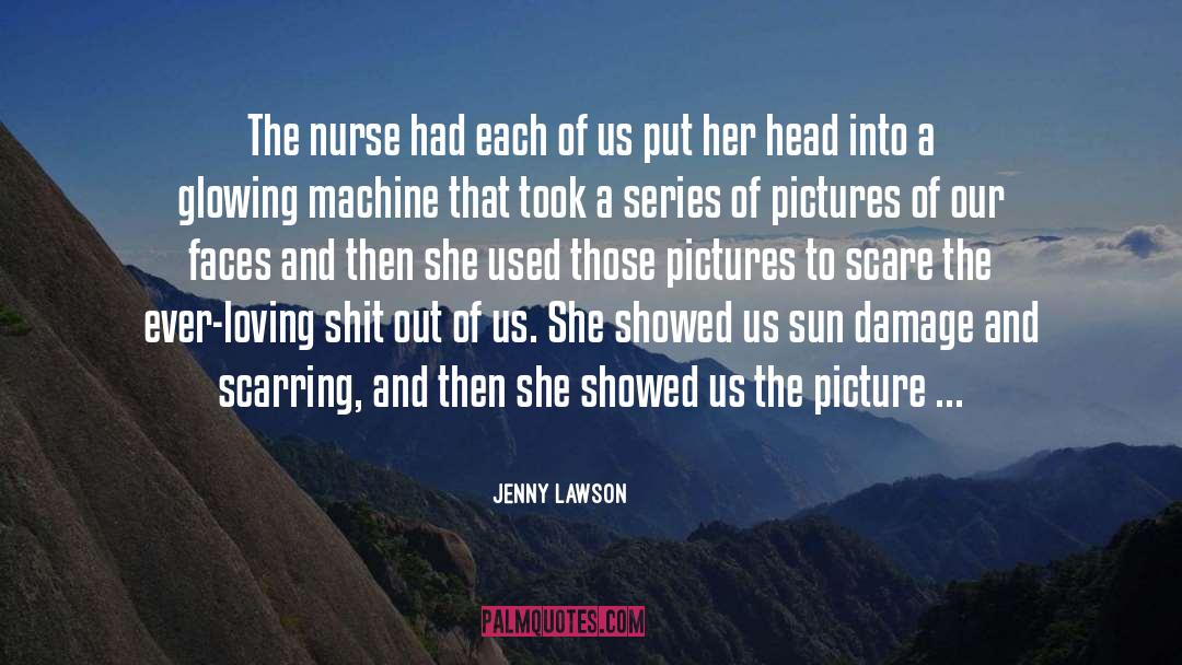 Scarring quotes by Jenny Lawson