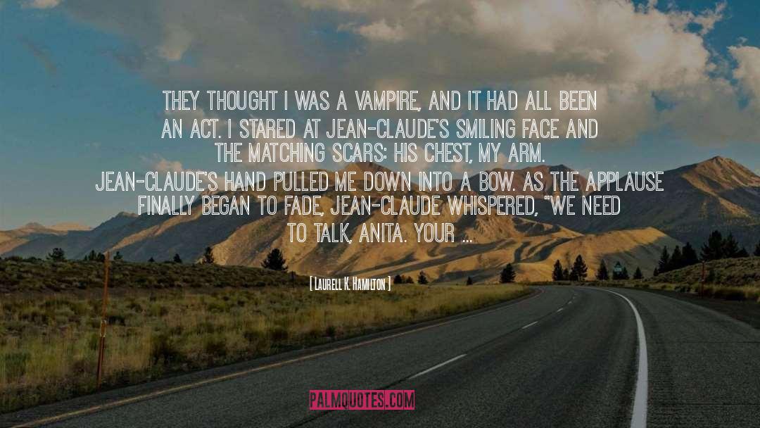 Scars quotes by Laurell K. Hamilton