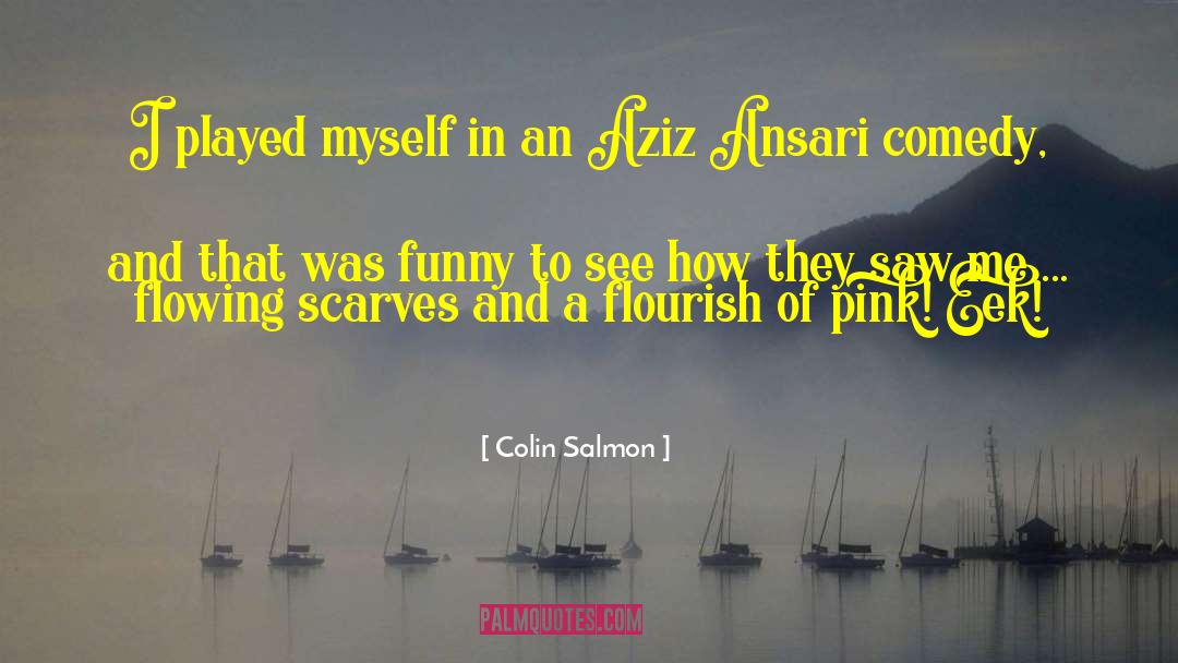 Scarves quotes by Colin Salmon