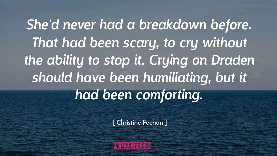 Scary Halloween quotes by Christine Feehan
