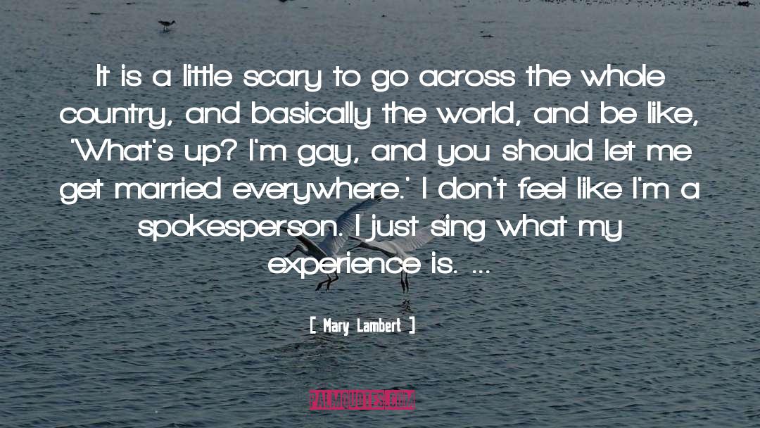 Scary quotes by Mary Lambert