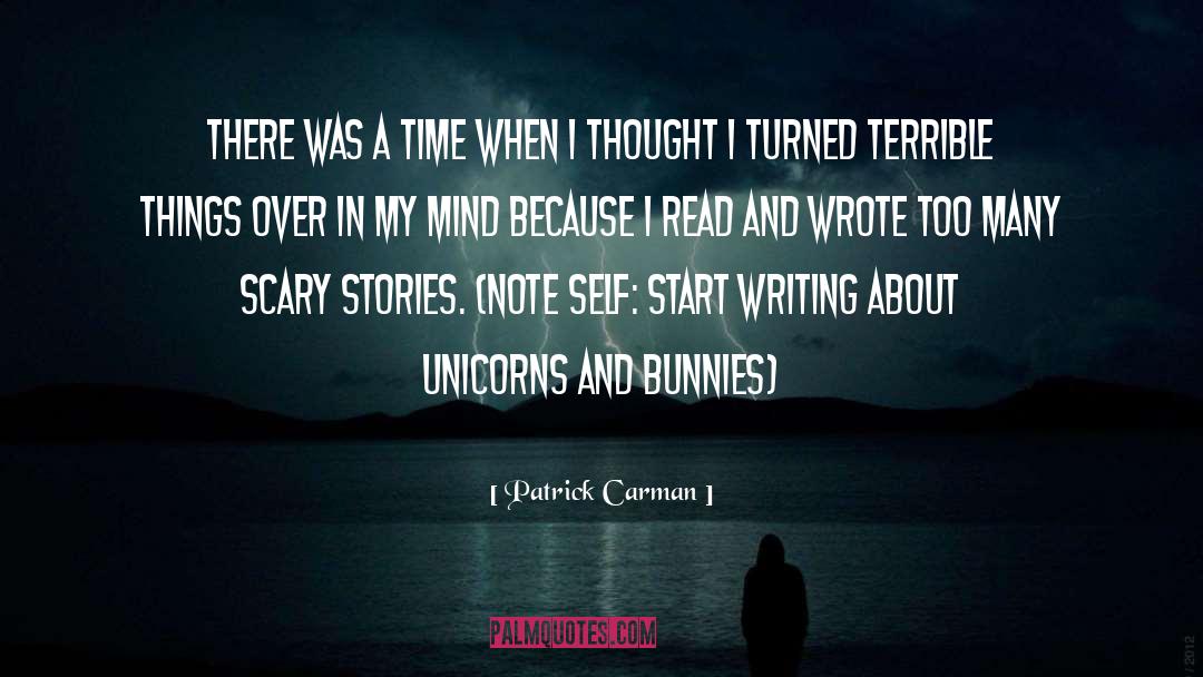 Scary Stories quotes by Patrick Carman