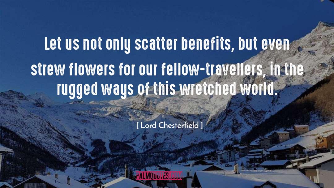 Scatter quotes by Lord Chesterfield
