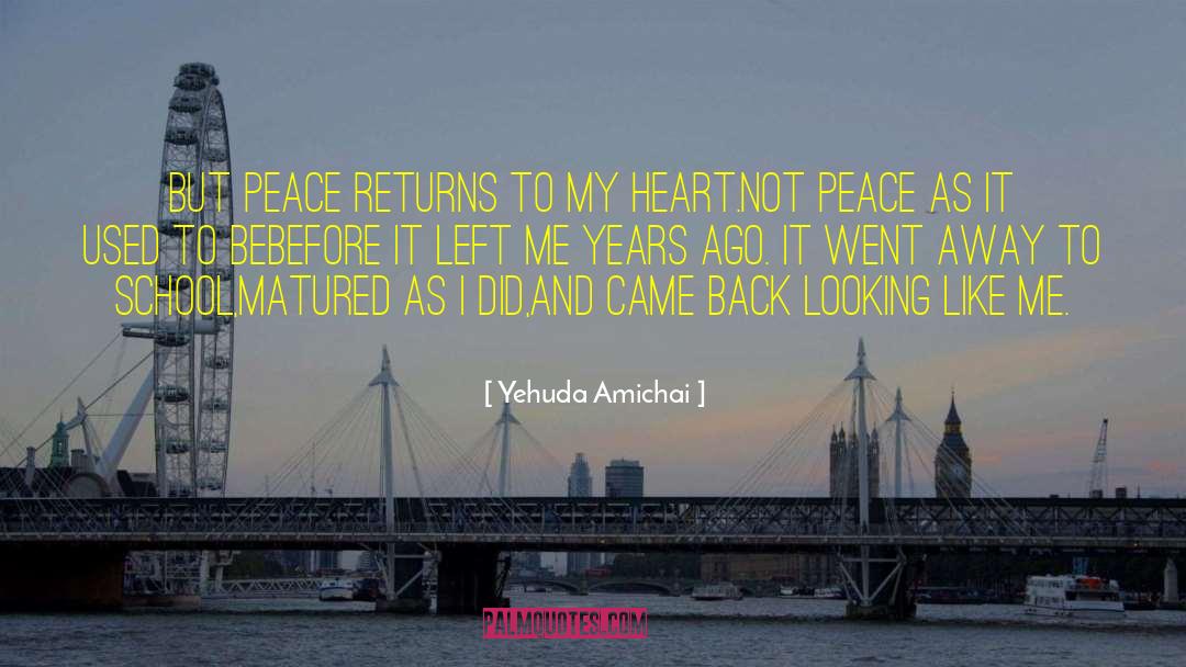 Scattered Heart quotes by Yehuda Amichai