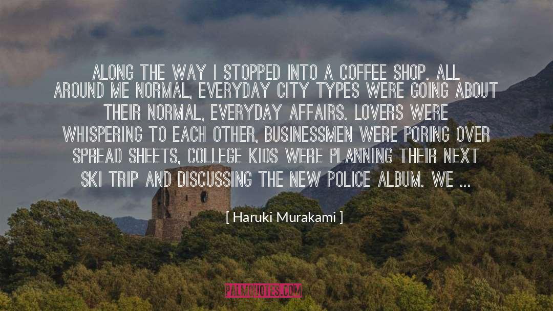 Scenery quotes by Haruki Murakami