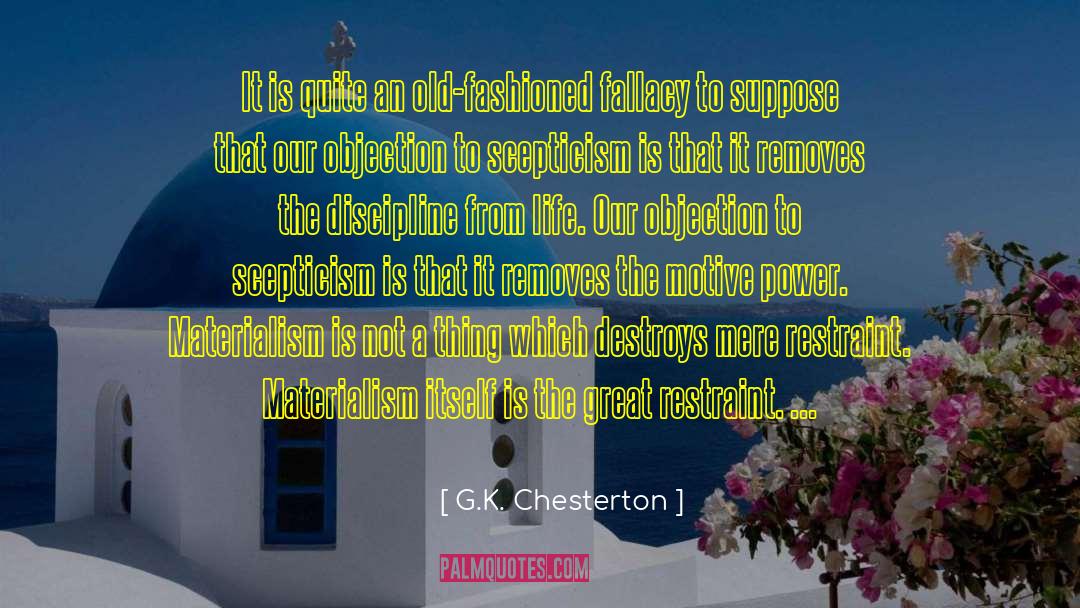 Scepticism quotes by G.K. Chesterton