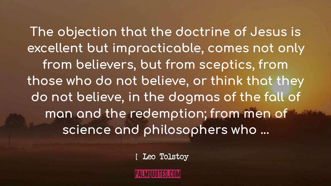 Sceptics quotes by Leo Tolstoy