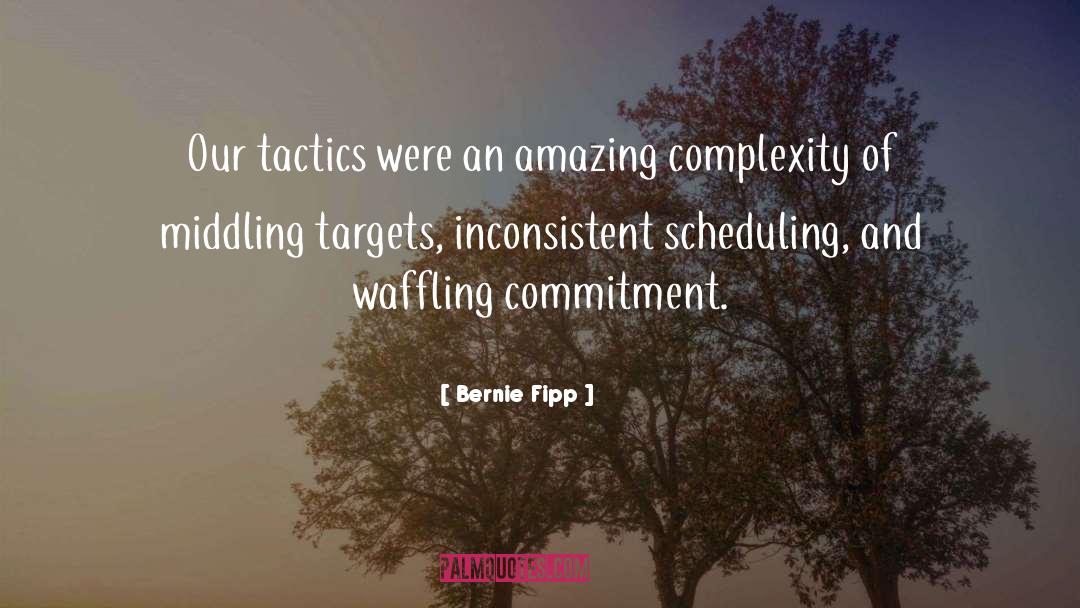 Scheduling quotes by Bernie Fipp