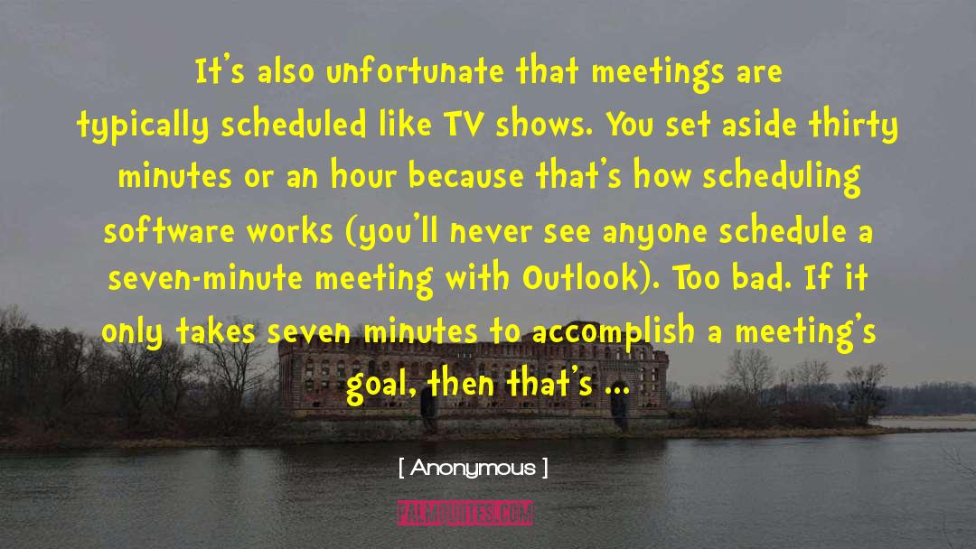 Scheduling quotes by Anonymous