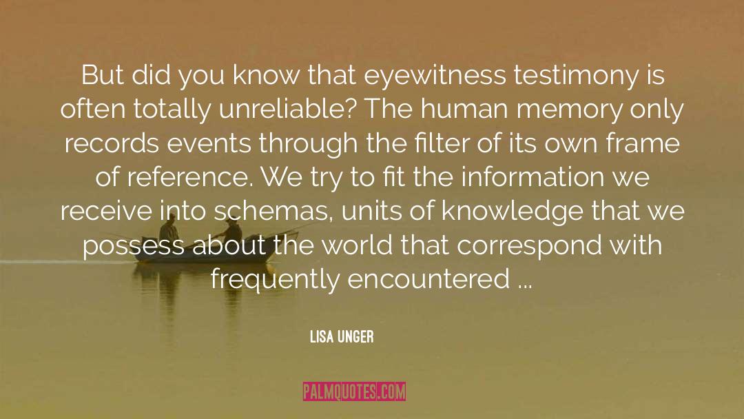 Schemas quotes by Lisa Unger