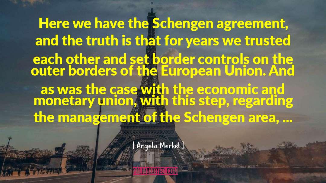 Schengen quotes by Angela Merkel