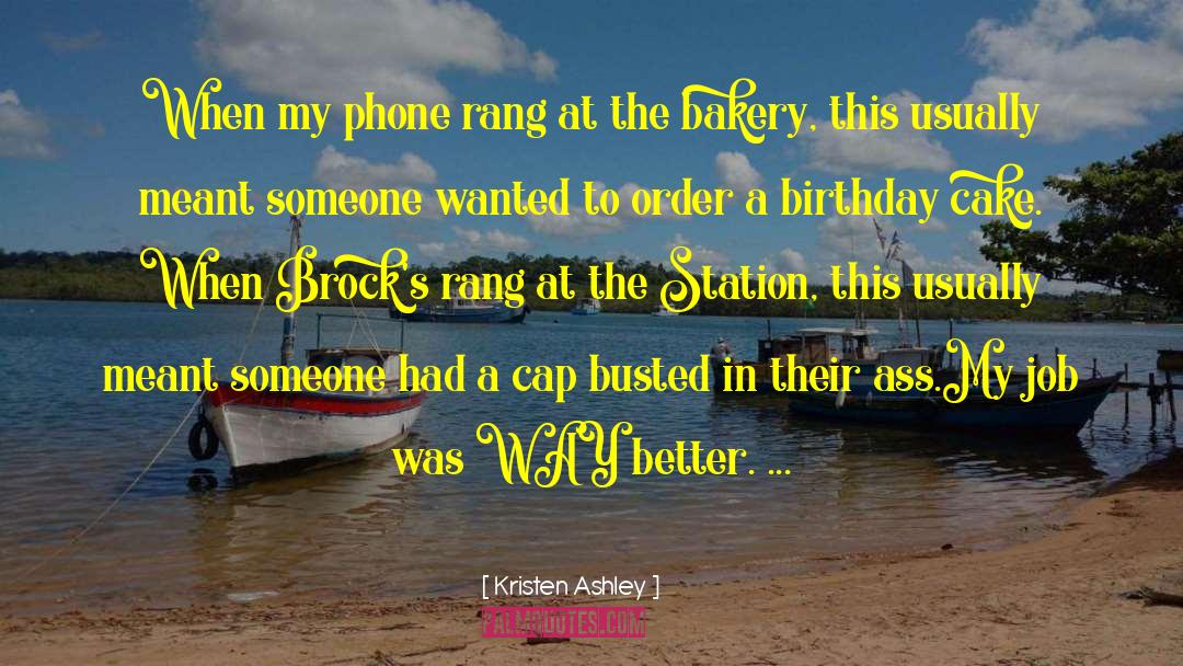 Schenks Bakery quotes by Kristen Ashley