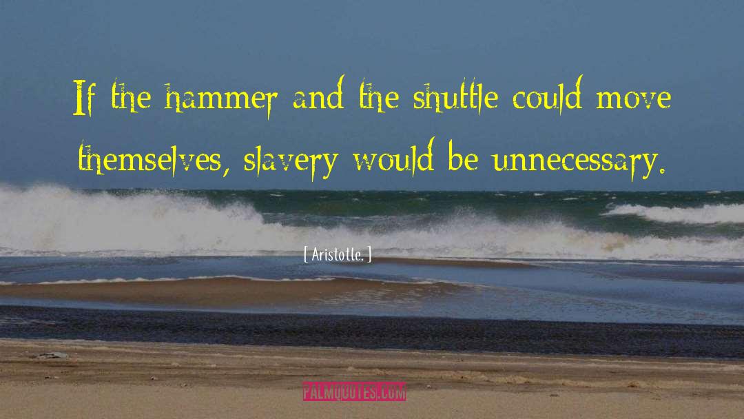 Scheuermann Hammer quotes by Aristotle.