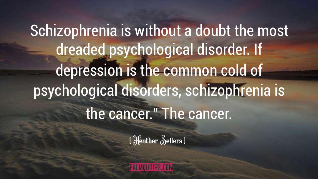 Schizophrenia quotes by Heather Sellers