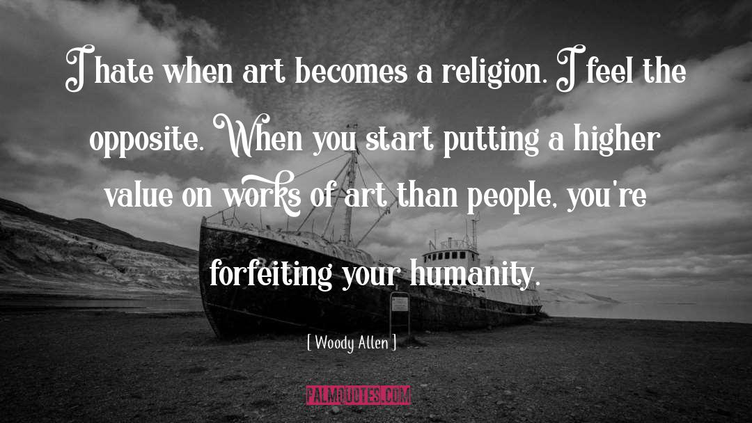 Schlanser Art quotes by Woody Allen
