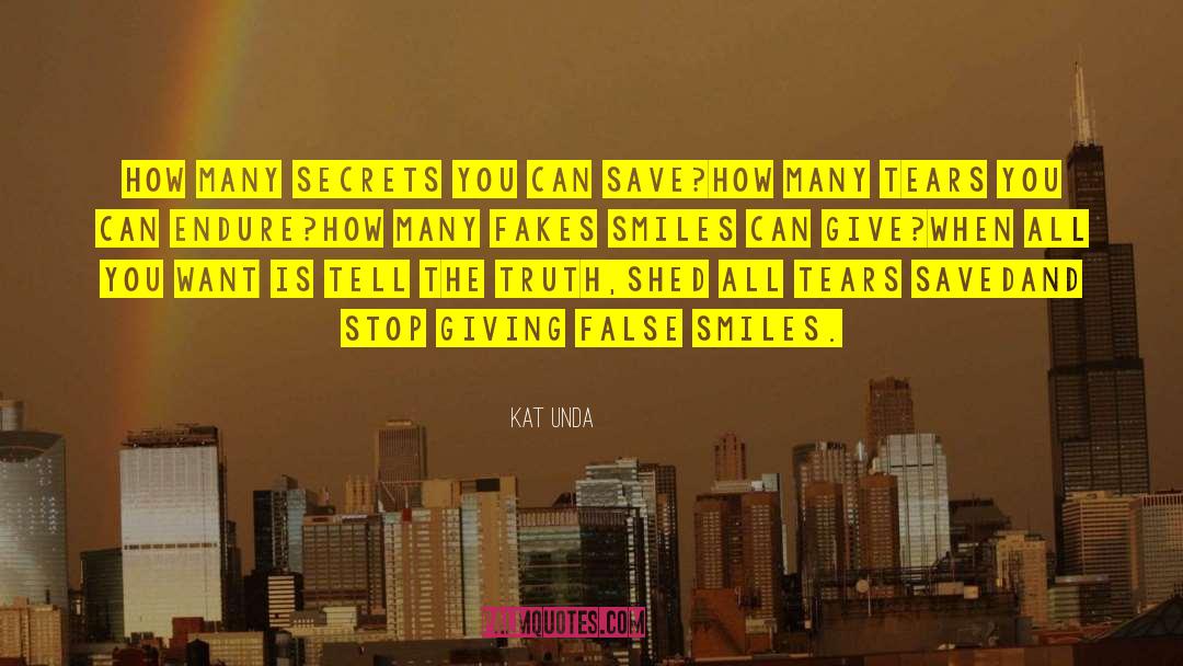 Schlimmer Smiles quotes by Kat Unda