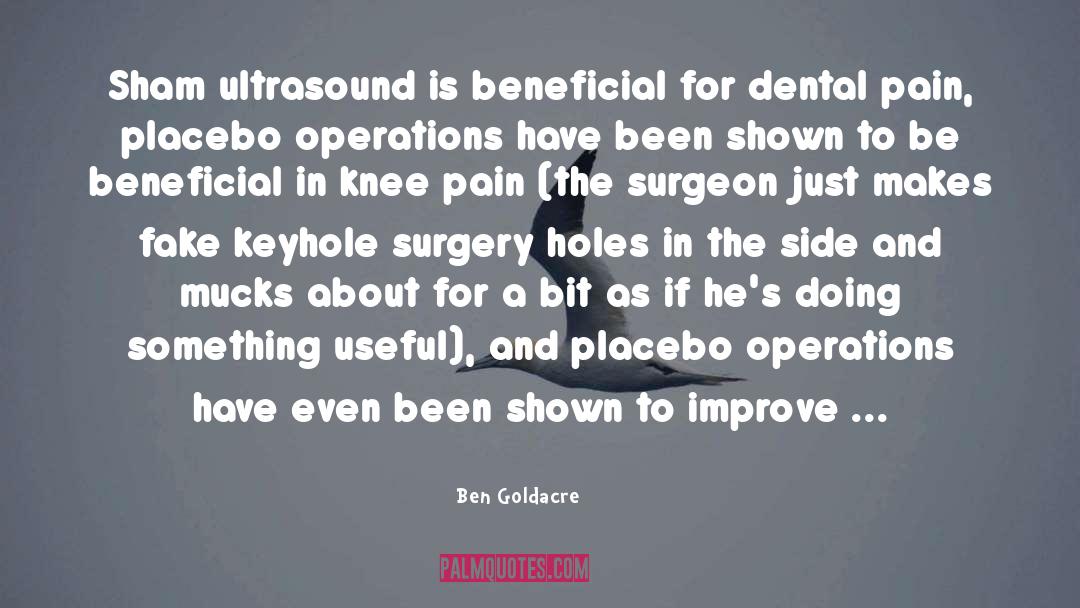 Schoenenberger Dental Allentown quotes by Ben Goldacre