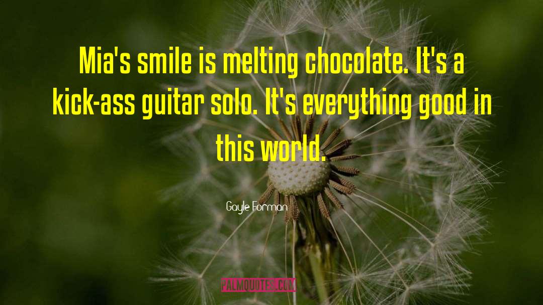 Schokolade Chocolate quotes by Gayle Forman
