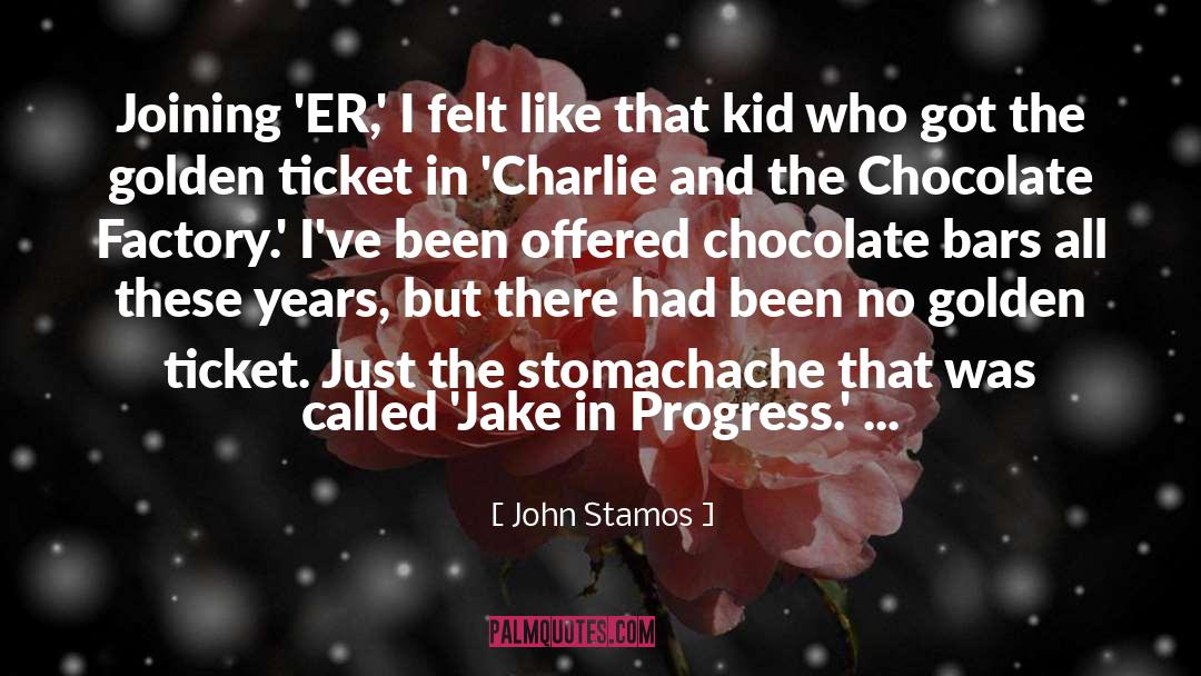 Schokolade Chocolate quotes by John Stamos