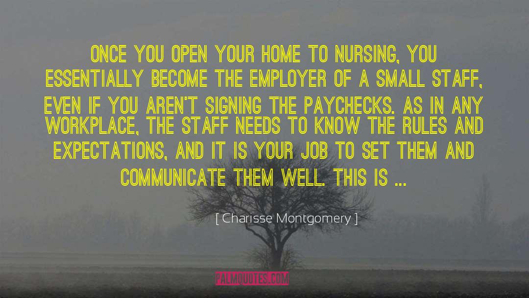 Scholarliness In Nursing quotes by Charisse Montgomery