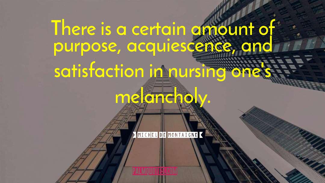 Scholarliness In Nursing quotes by Michel De Montaigne