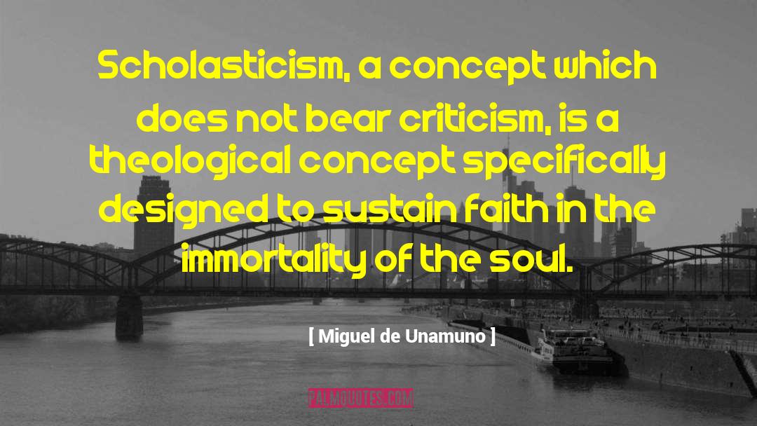 Scholasticism quotes by Miguel De Unamuno