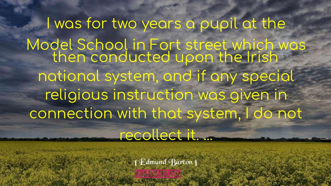 School Band quotes by Edmund Barton