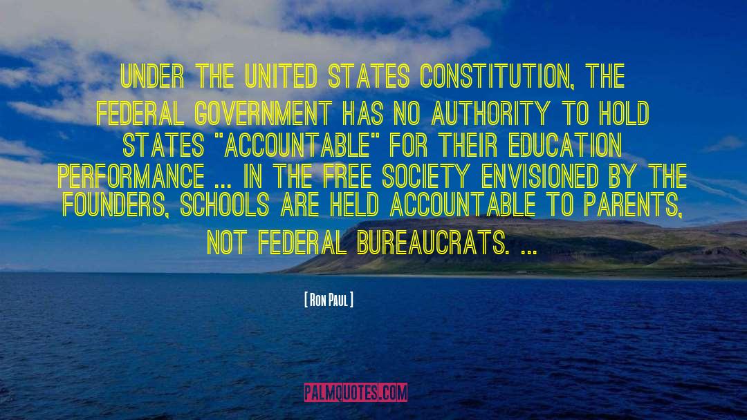 School Librarian quotes by Ron Paul