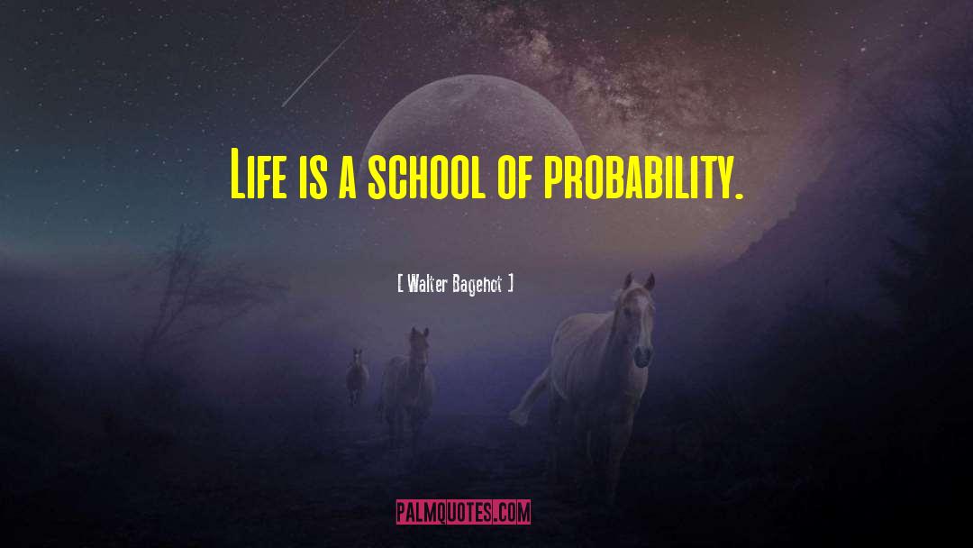 School Life quotes by Walter Bagehot