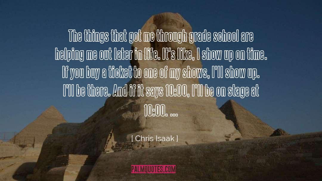 School Life quotes by Chris Isaak