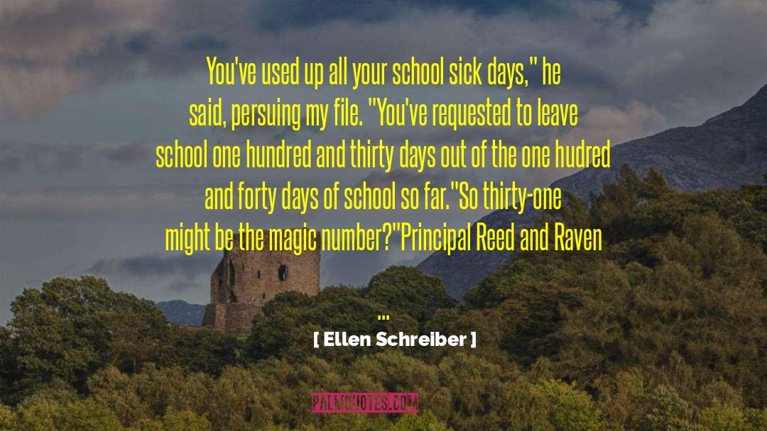 School Preparatory England quotes by Ellen Schreiber