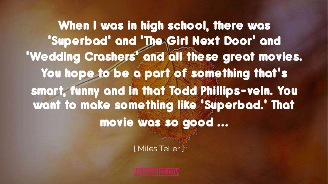 School Principal quotes by Miles Teller