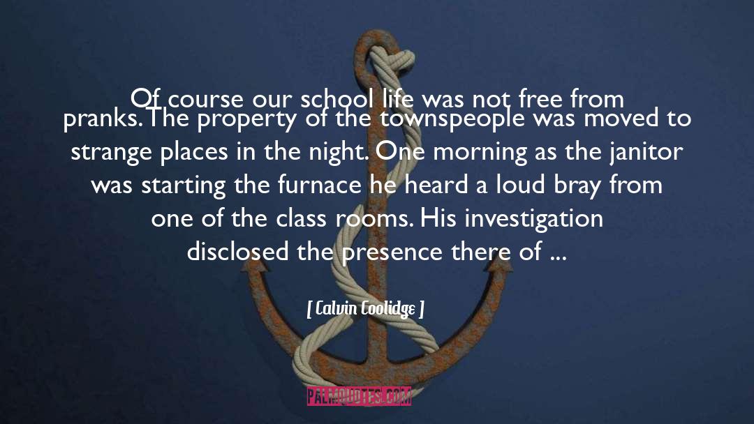School quotes by Calvin Coolidge