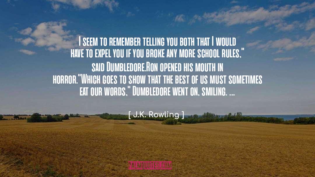 School Rules quotes by J.K. Rowling