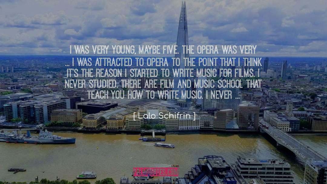 School Shooting quotes by Lalo Schifrin