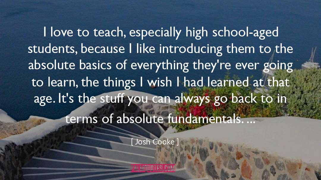 School Structure quotes by Josh Cooke