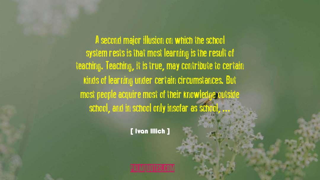 School System quotes by Ivan Illich