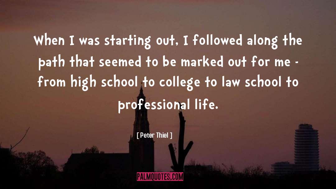 School To College quotes by Peter Thiel