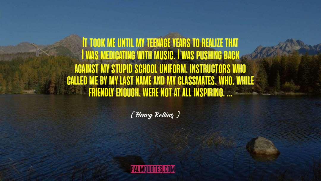 School Uniform quotes by Henry Rollins