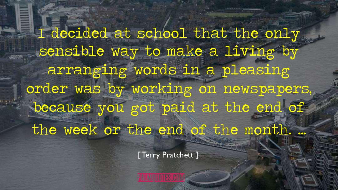 School Work quotes by Terry Pratchett