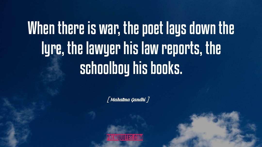 Schoolboy quotes by Mahatma Gandhi