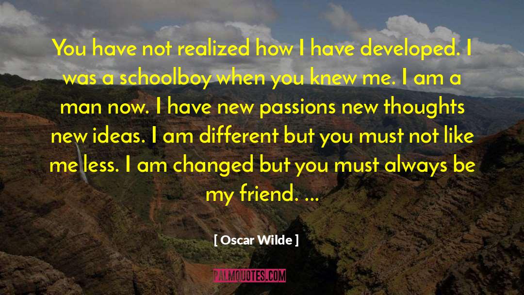 Schoolboy quotes by Oscar Wilde