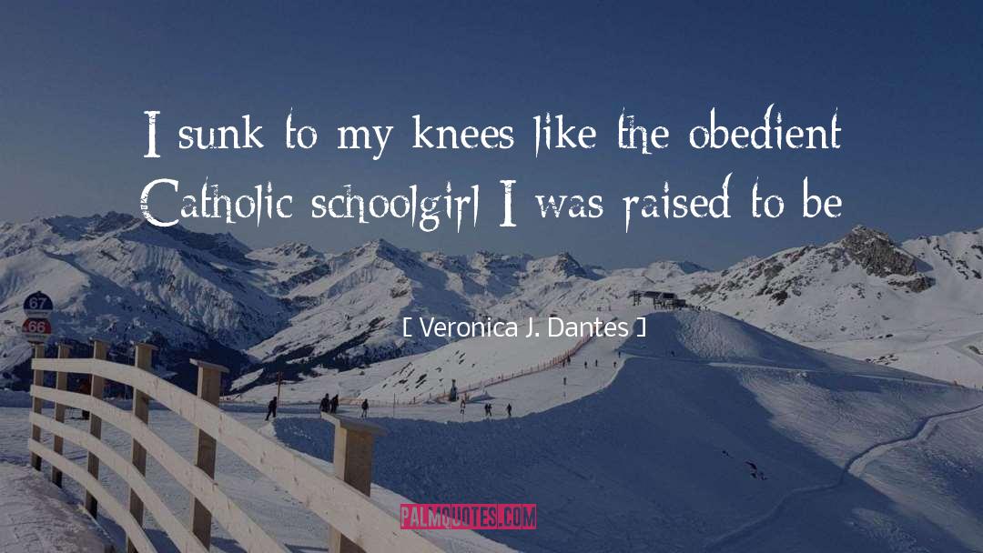 Schoolgirl quotes by Veronica J. Dantes