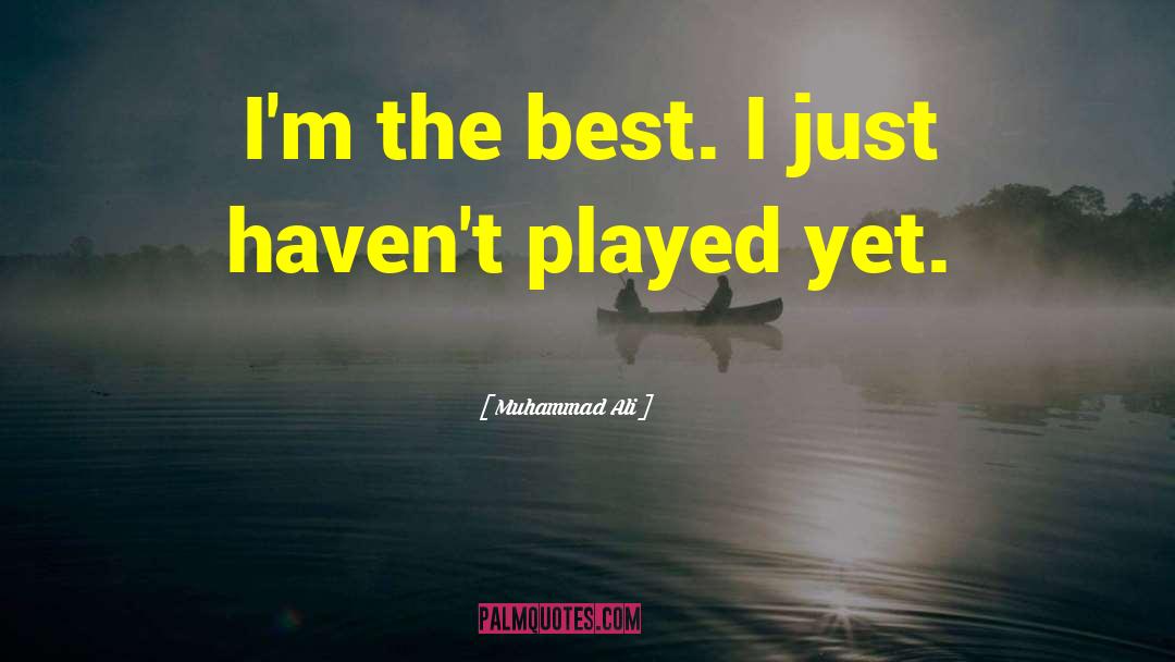 Schoolmaster Golf quotes by Muhammad Ali