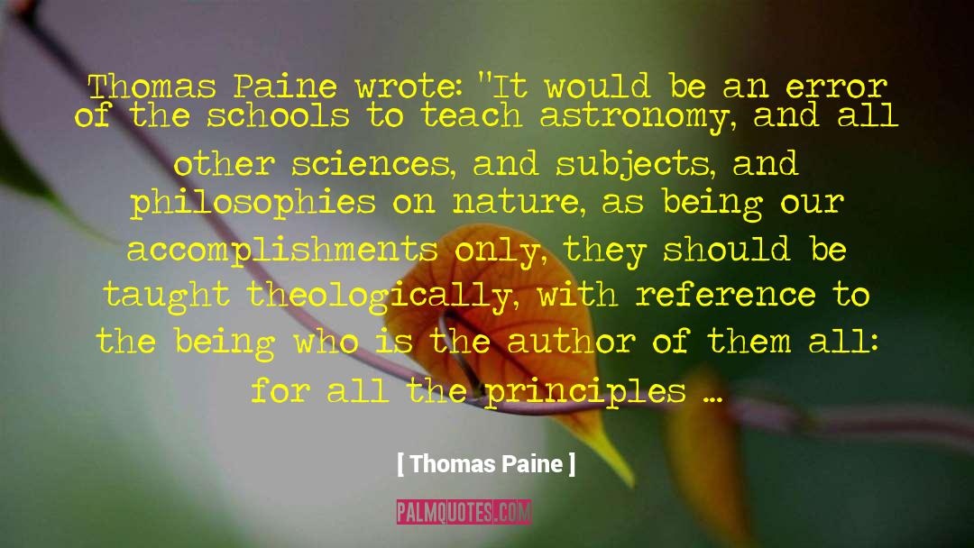 Schools Of Fish quotes by Thomas Paine