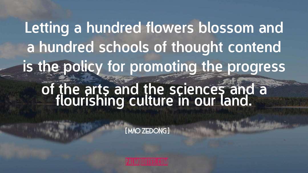 Schools Of Thought quotes by Mao Zedong