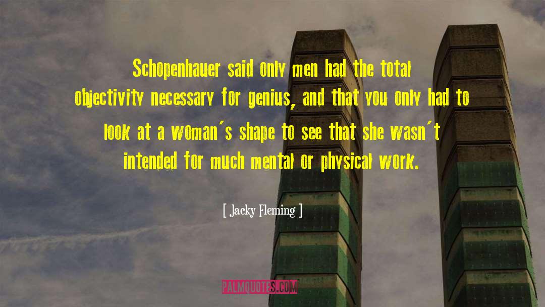 Schopenhauer quotes by Jacky Fleming